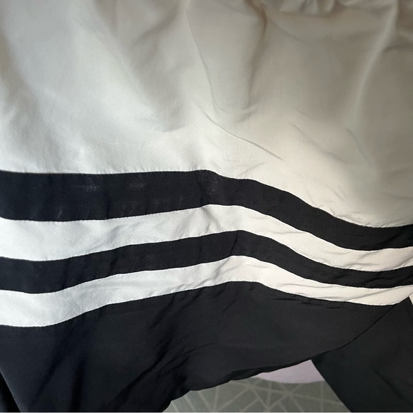 ROSIE ASSOULIN sz S Off Shoulder Balloon Sleeve Top Off White Black Stripe - Picture 14 of 16